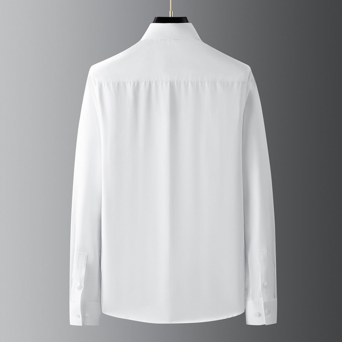 Men's Elegant Shirt with Intricate Embroidered Floral Design