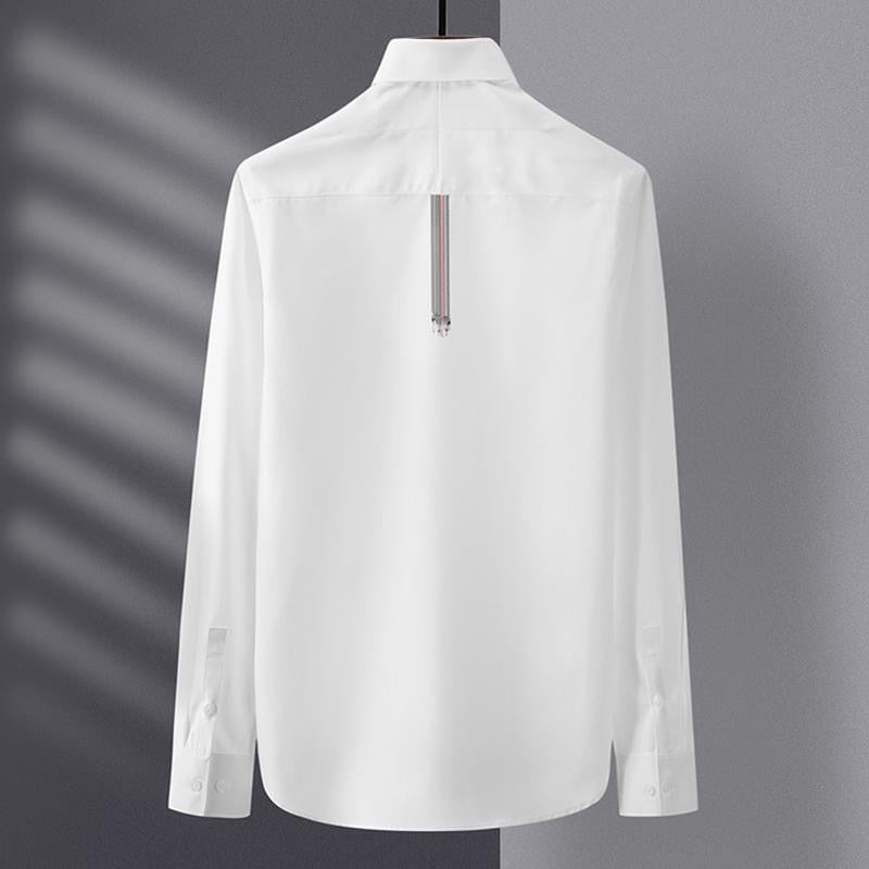 SleekLine Zipper Accent Formal Shirt