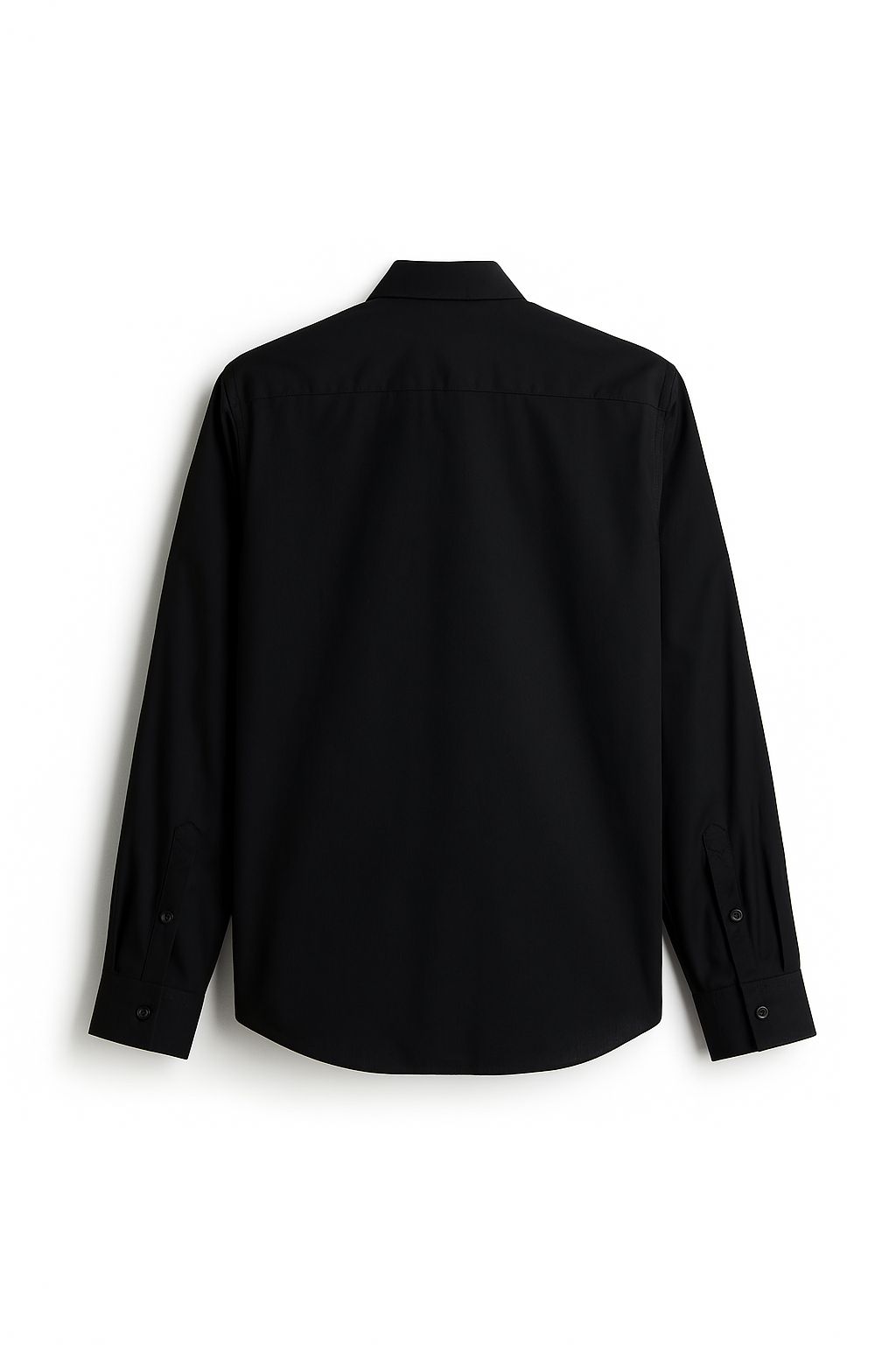 Men’s Black Luxury Embroidered Medusa Dress Shirt