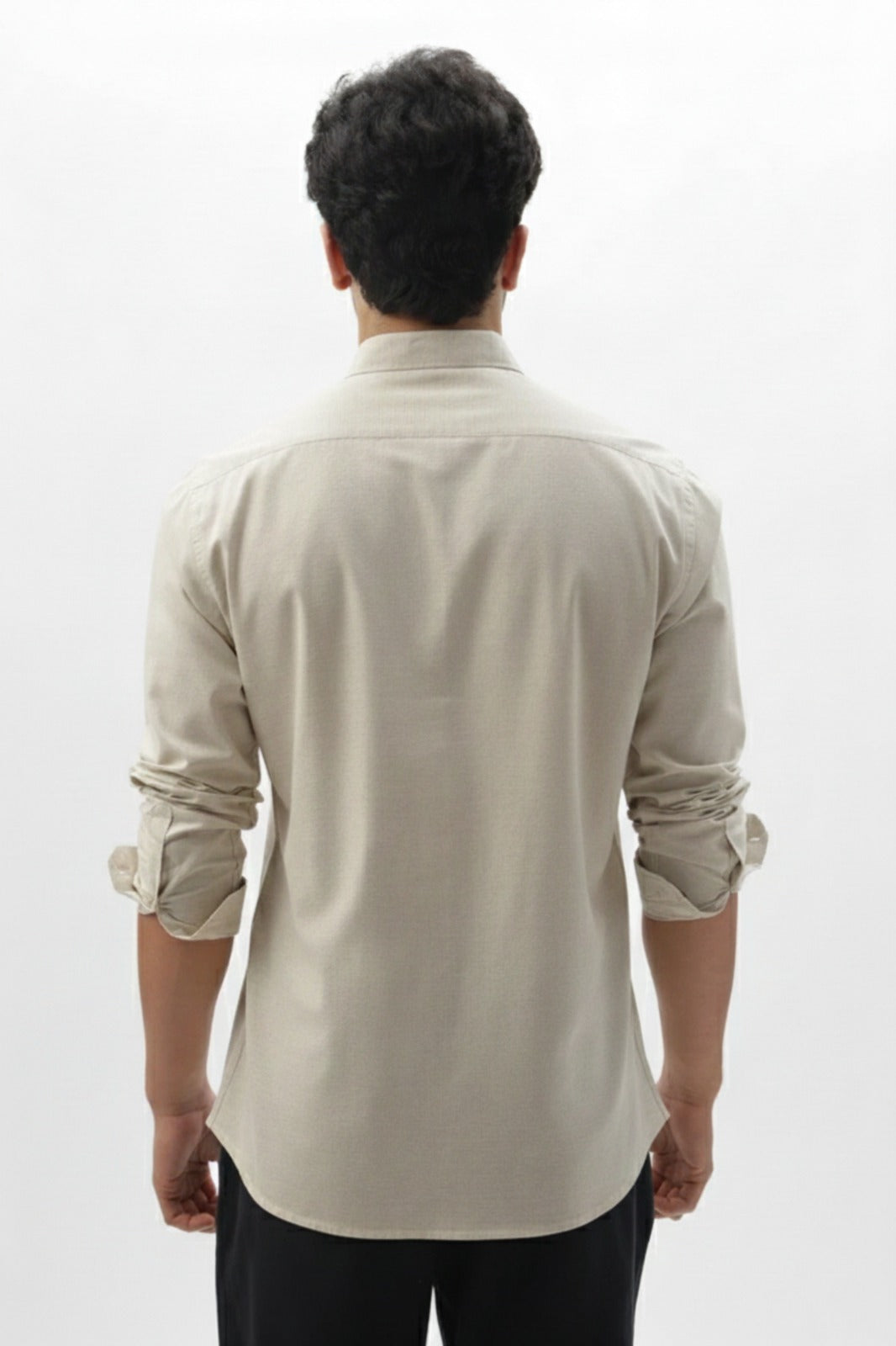 Men’s Casual Shirt with “Daily Game of My Life” Minimal Print