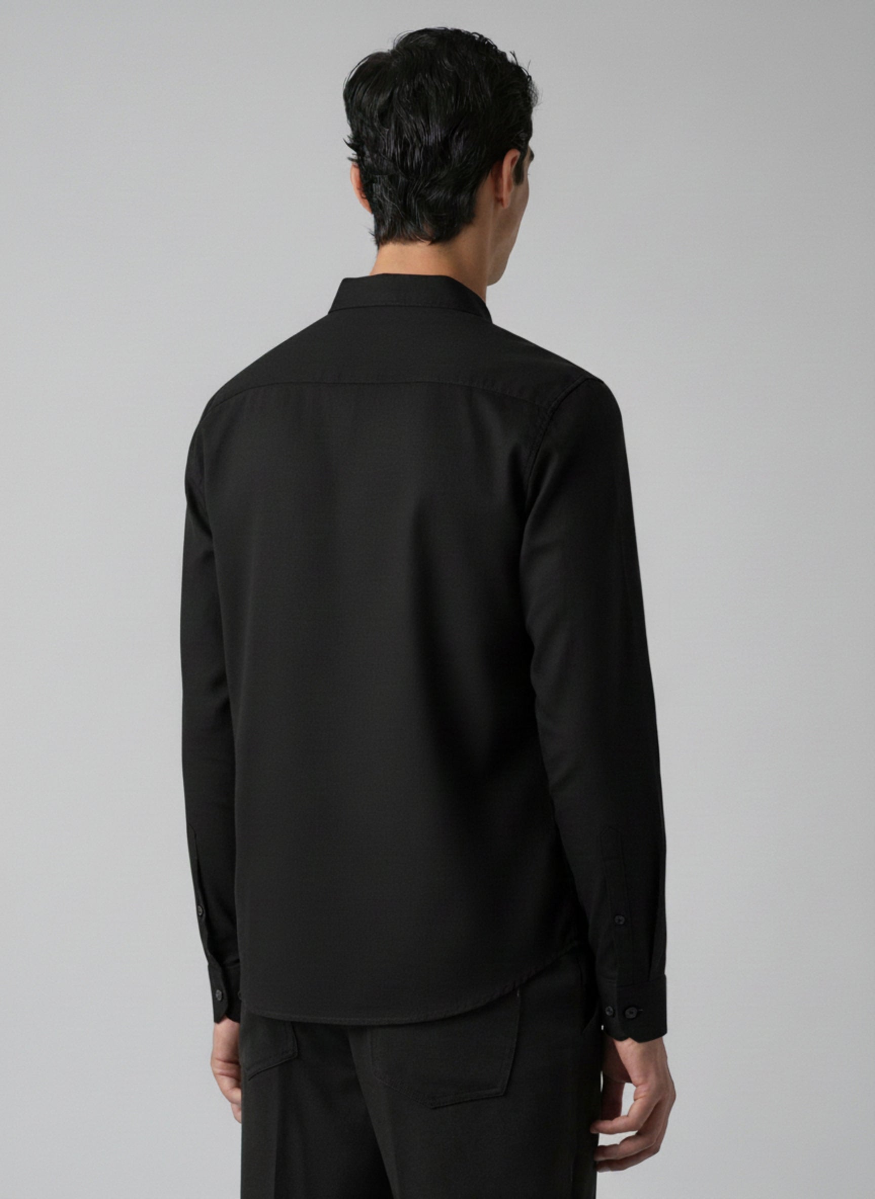 Men’s Casual Linen-Blend Embroidered Palm Tree Shirt