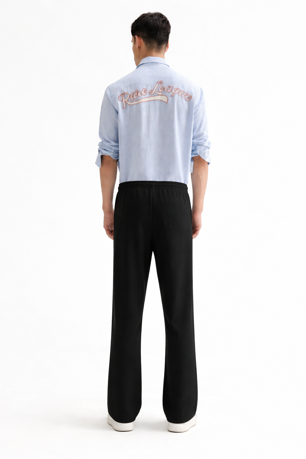 Classic Heart Accent Embroidered Relaxed-Fit Trouser