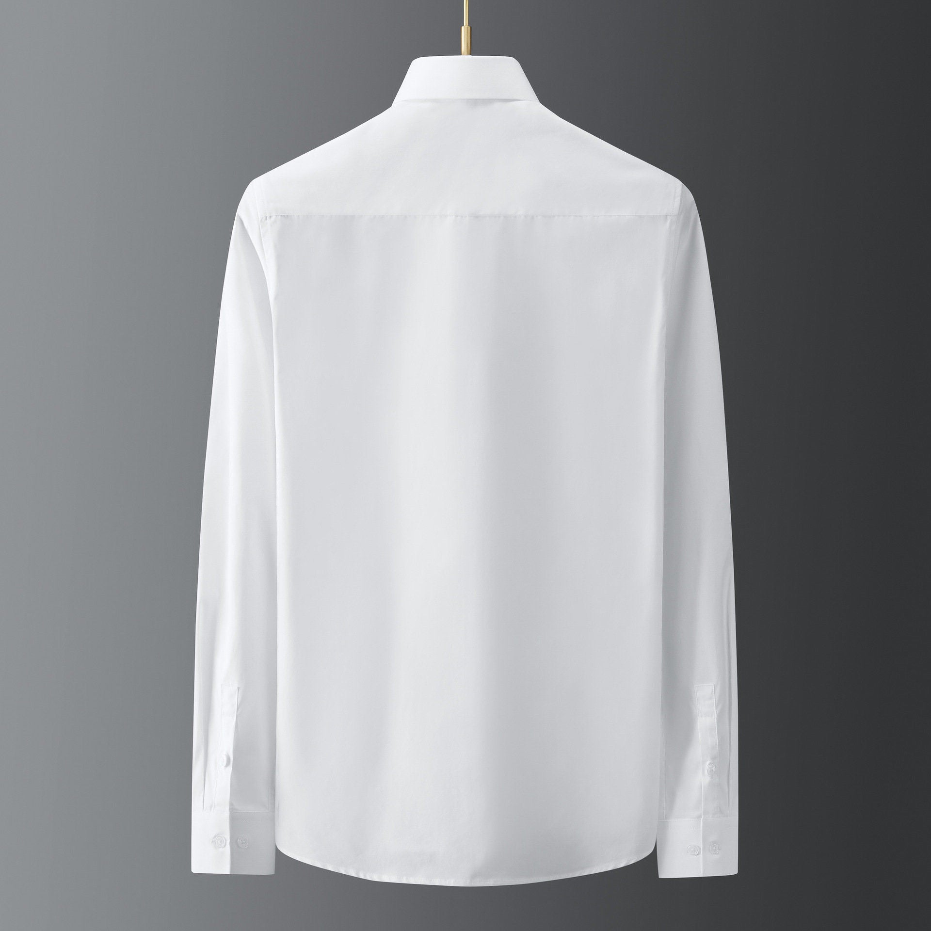 Elegant Men's Shirt with Artistic Floral Embroidery