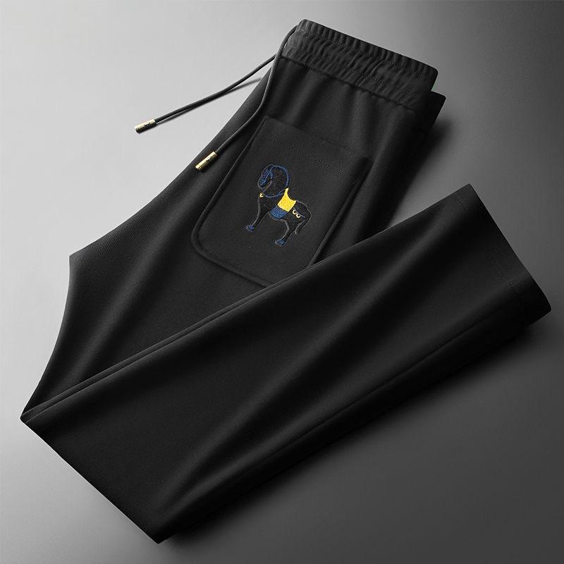 Stylish and Comfortable Premium Casual Pants with Embroidered Horse Pocket