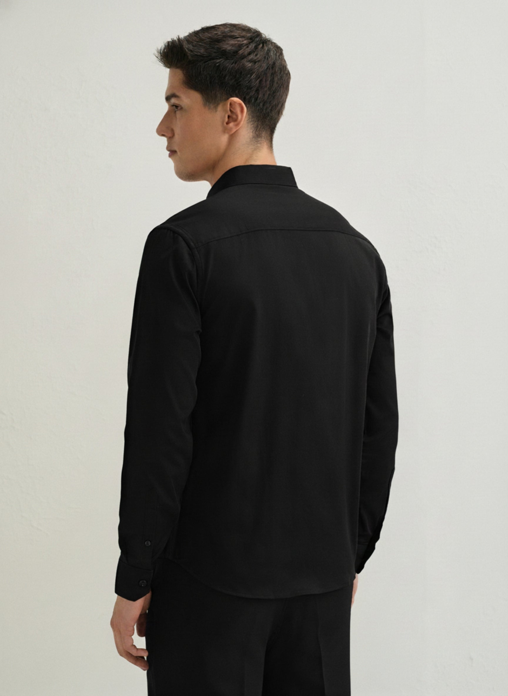 Men's Oxford Shirt with "Tic-Tac-Toe" Heart Embroidery